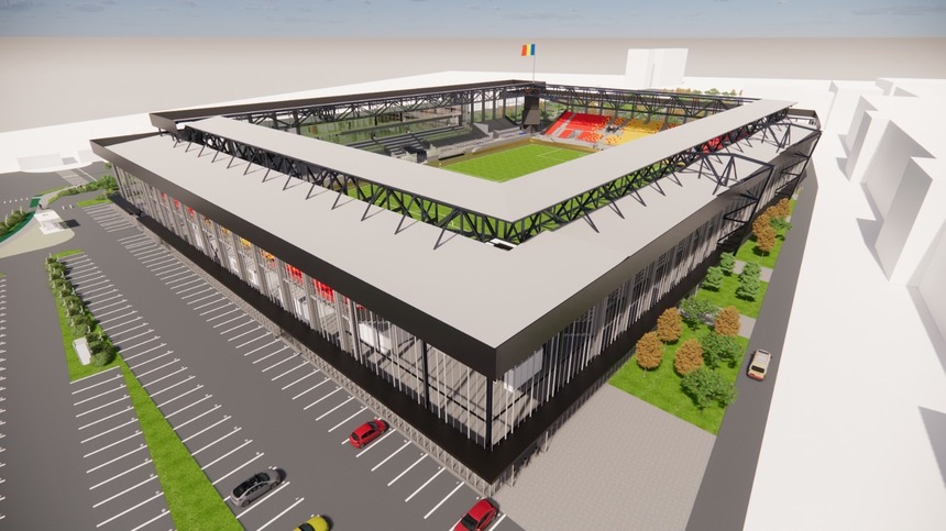Primăria Timişoara va construi un stadion nou cu 115 milioane de lei, bani de la bugetul local / Arena va avea peste 10.000 de locuri
