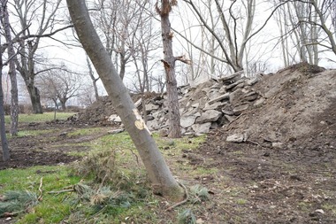 Constanţa: Firma care face lucrări în parcul din zona Gării, amendată de Garda de Mediu cu 15.000 de lei pentru că erau arbori afectaţi şi un munte de pământ în parc / Primăria afirmă că reabilitarea zonei era absolut necesară, imaginea parcului fiind degradată 