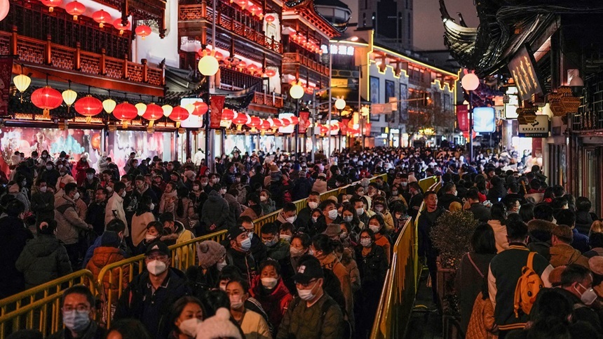 Veniturile din turism obţinute de China în timpul sărbătorilor de Anul Nou chinezesc au depăşit nivelul anterior COVID