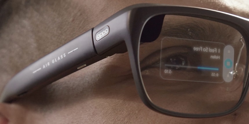 Oppo a dezvăluit luni un prototip de ochelari de realitate augmentată (AR) cu un asistent vocal