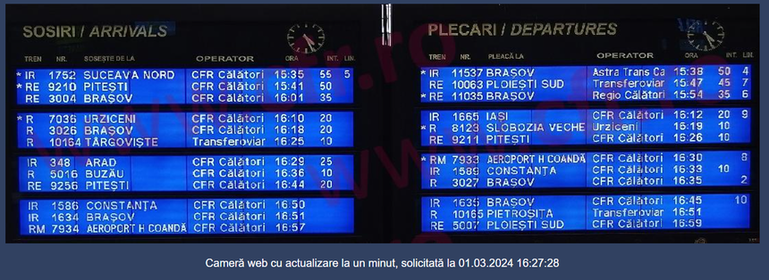 Deranjament la sistemul de semnalizare CFR, trenurile circulă în condiţii speciale pe relaţia Chitila - Buftea