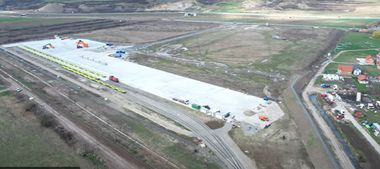 Terminal intermodal, pus în funcţiune de o companie din Emiratele Arabe Unite în judeţul Alba, în apropierea nodului rutier al A 10 Sebeş – Turda şi a magistralei feroviare 300
