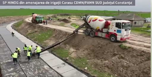 Barbu: Lucrările de investiţii de la Amenajarea de Irigaţii Carasu CDMN/PAMN Sud, din judeţul Constanţa sunt în plină desfăşurare şi conform graficului