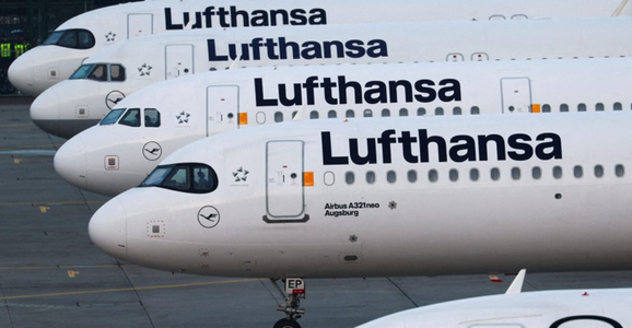 Lufthansa suspendă zborurile către Amman, Beirut, Erbil, Tel Aviv şi Teheran, în urma atacului iranian împotriva Israelului