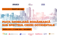 Conferinţa Profit.ro - Piaţa imobiliară românească sub spectrul crizei occidentale. Ediţia a IV-a – Jucători relevanţi vor discuta principalele probleme din domeniu
