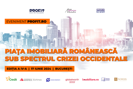 Conferinţa Profit.ro - Piaţa imobiliară românească sub spectrul crizei occidentale. Ediţia a IV-a – Jucători relevanţi vor discuta principalele probleme din domeniu