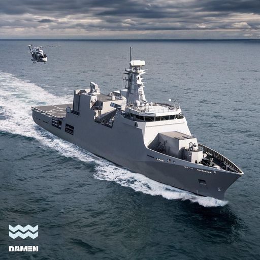 Nava pakistaneză HUNAIN, construită la Şantierul Naval Damen Galaţi, a fost livrată oficial către Marina pakistaneză