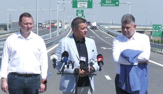 Grindeanu: Miercuri se vor da în circulaţie şi aceşti ultimi 10 kilometri din Lotul 1 de pe A0 Sud/ Vorbim de peste 50 de kilometri de autostradă în jurul Bucureştiului, din aproximativ 100 