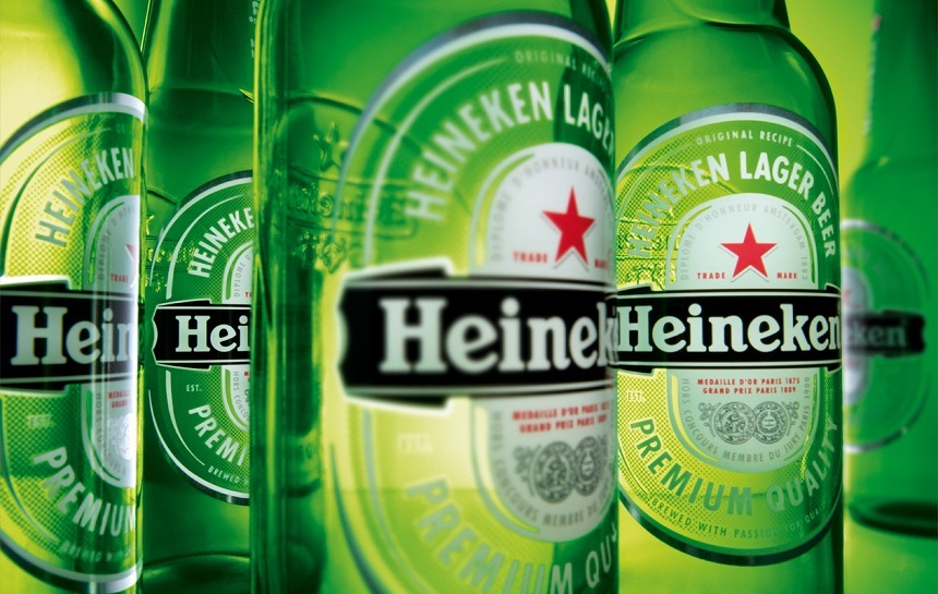 Acţiunile Heineken au scăzut cu 9,8% luni, după un profit sub aşteptări în prima jumătate a anului