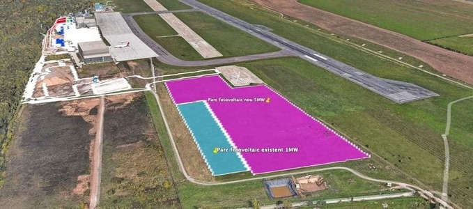 Un parc fotovoltaic va fi construit la Aeroportul din Iaşi, pe o suprafaţă de cinci hectare. Investiţia se ridică la trei milioane de euro şi va asigura independenţa energetică a aerogării ieşene