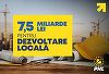 Ministerul Dezvoltării: 7,56 miliarde lei merg către dezvoltarea locală! Din această sumă, 2,5 miliarde de lei sunt destinate achitării facturilor restante pentru investiţiile în infrastructură, prin PNDL, PNI ”Anghel Saligny”, PNRR şi CNI