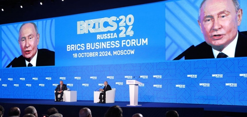 Putin spune că BRICS şi nu Occidentul va genera cea mai mare parte a creşterii economice globale în următorii ani