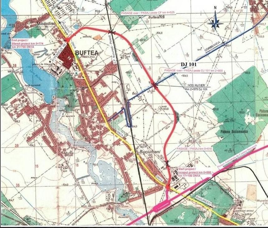 CNAIR şi austriecii de la PORR au semnat contractul pentru construcţia centurii Buftea, în valoare de 281,17 milioane lei, fără TVA