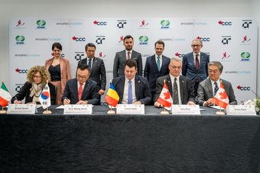 Nuclearelectrica a semnat contractul de 1,9 miliarde euro pentru retehnologizarea reactorului 1 al centralei nucleare de la Cernavodă