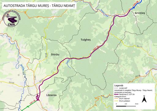  Asocierea SA&PE Construct-Tehnostrade SRL-Euro Asfalt D.O.O -Spedition UMB a depus ofertă pentru construirea lotului 2 A Ditrău-Grinţieş, cel mai lung lot al Autostrăzii Unirii A8, contract de aproximativ 6,4 miliarde lei 