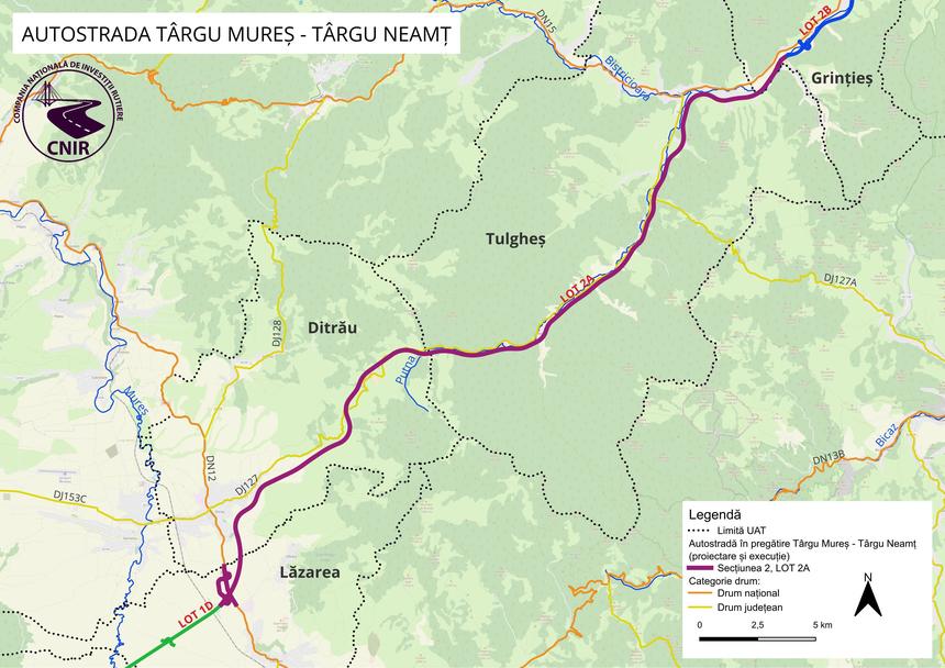  Asocierea SA&PE Construct-Tehnostrade SRL-Euro Asfalt D.O.O -Spedition UMB a depus ofertă pentru construirea lotului 2 A Ditrău-Grinţieş, cel mai lung lot al Autostrăzii Unirii A8, contract de aproximativ 6,4 miliarde lei 