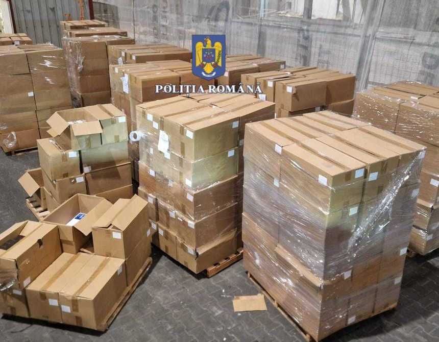 Un container cu peste cinci milioane de ţigarete de contrabandă a fost descoperit în Portul Constanţa / Valoarea bunurilor este estimată la 7,5 milioane de lei 