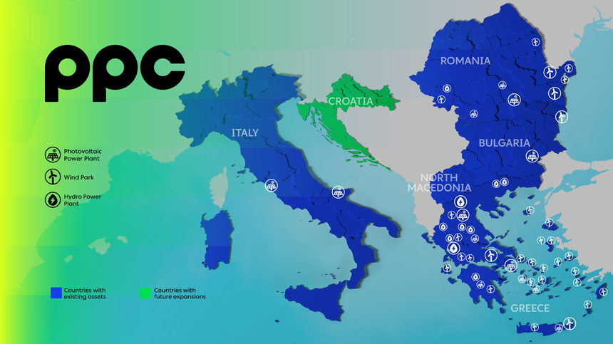 Grupul PPC începe construirea unei noi centrale fotovoltaice în Bulgaria, la Stara Zagora, de 165 MW, şi a unui sistem de stocare a energiei în baterii cu o capacitate de stocare de 55 MWh 