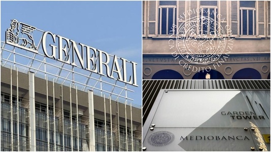 Mediobanca contraatacă în războiul fuziunilor bancare din Italia cu o ofertă de 7 miliarde de dolari pentru Banca Generali