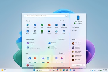 Windows 11 va avea un nou meniu Start şi mai mult AI