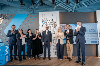 Obligaţiunile emise de Primăria Municipiului Bucureşti, în valoare de 555 milioane de lei, debutează la Bursa de Valori Bucureşti