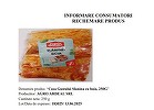 ANSVSA  - Slănină cu boia retrasă din magazine Penny, din cauza prezenţei bacteriei Listeria Monocytogenes / Lista magazinelor în care a fost vândut produsul