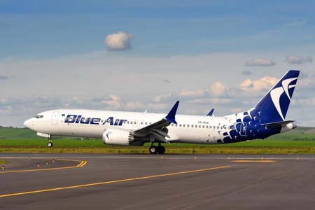 Compania Blue Air a intrat in faliment. Toate activele companiei vor fi valorificate, inclusiv cele două avioane nefuncţionale şi alte cinci carcase de avion