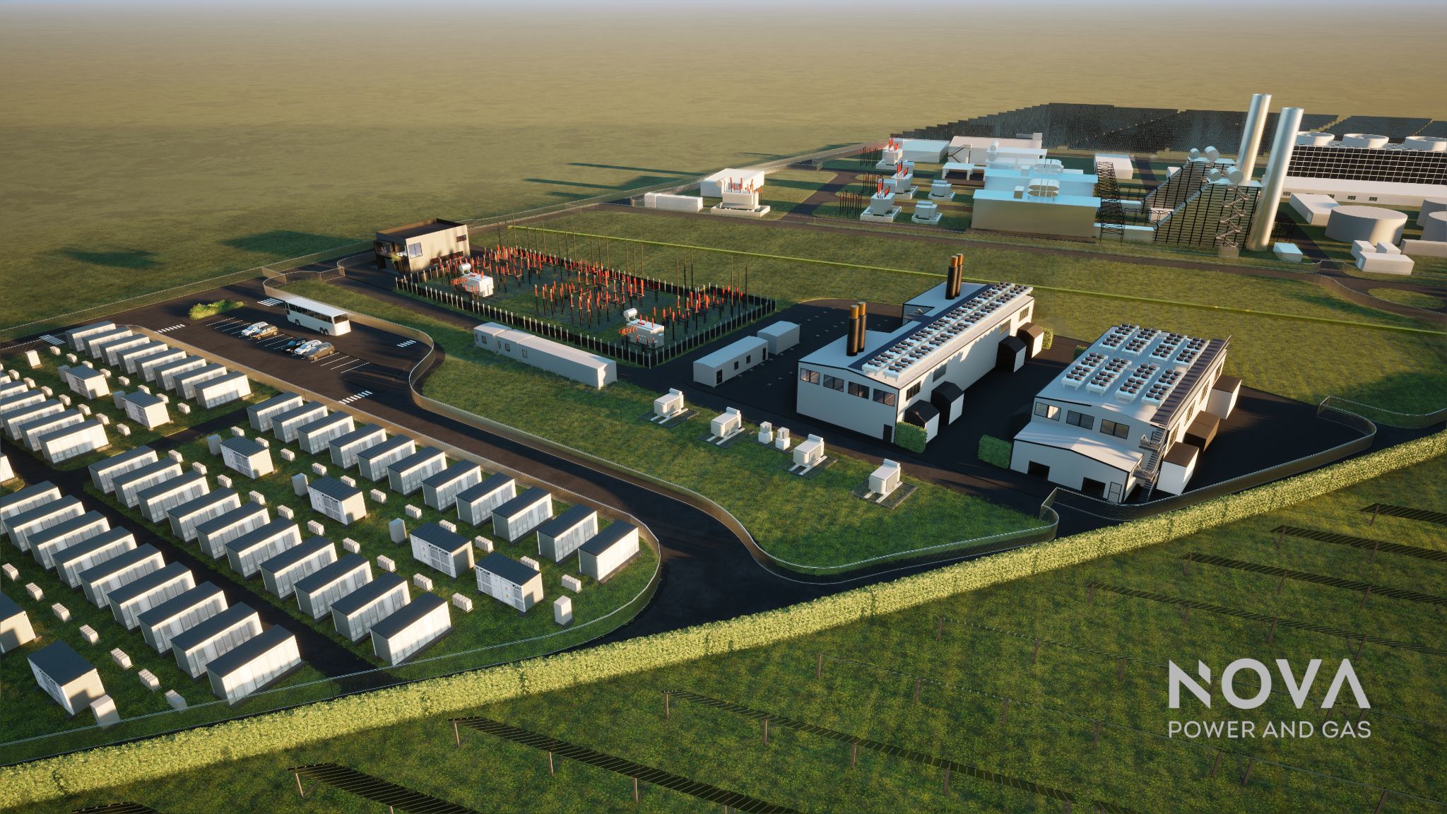 Compania românească Nova Power & Gas anunţă demararea celui mai mare proiect de stocare a energiei electrice în baterii din România, în localitatea Floreşti, din judeţul Cluj