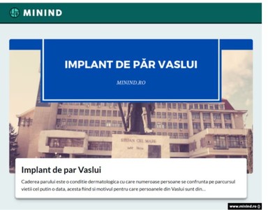 Europa Liberă - Implant de păr la Vaslui sau tratamente contra viermilor intestinali – ”oportunităţi de afaceri” promovate de site-urile ambasadelor României