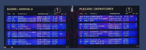 CFR SA anunţă că furtunile au perturbat traficul feroviar/ Circulaţia trenurilor de călători poate înregistra în continuare întârzieri, în funcţie de complexitatea intervenţiilor / Întârzieri de sute de minute înregistrate în Gara de Nord 