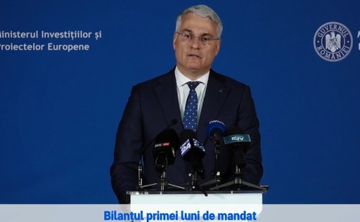 Pîslaru: Pe un PNRR care avea o valoare totală de 28,5 miliarde de euro s-au pus contracte de finanţare de 47,4 miliarde de euro / Proiectele cu stadiu fizic sub 30% vor fi suspendate