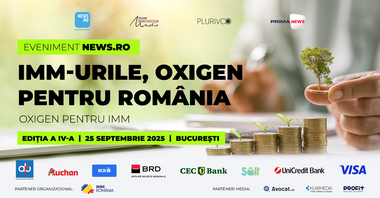 Daniela Marin (BERD) participă la evenimentul premium News.ro "IMM-urile, oxigen pentru România” - ediţia a IV-a
