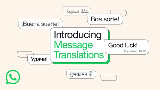 WhatsApp lansează o funcţie de traducere