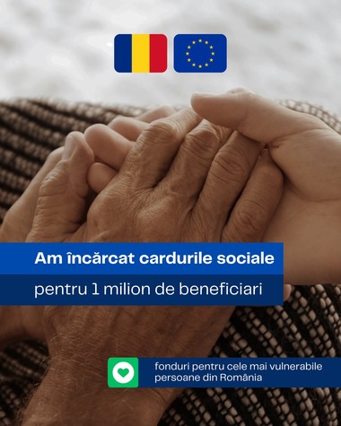 Dragoş Pîslaru: Am încărcat cardurile pentru cei peste 1 milion de beneficiari ai programului Sprijin pentru România / 68.928 beneficiari noi / De la anul, servicii comunitare integrate — asistenţă socială, educaţie, sănătate, consiliere, locuri de muncă