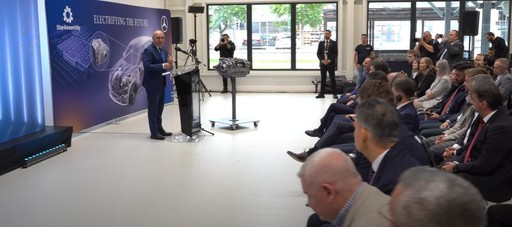Ilie Bolojan, la lansarea unei noi linii de asamblare a Mercedes: Faptul că Germania este cel mai important partener comercial al României, confirmat şi prin această investiţie pe care grupul Mercedes-Benz o face, de peste 100 de milioane de euro