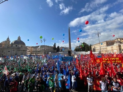 Italia se pregăteşte pentru două greve naţionale rivale, pe fondul tensiunilor dintre sindicate