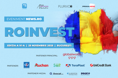 Daniel Sava (UniCredit Bank) vorbeşte despre investiţii ESG şi implicarea băncilor în susţinerea investiţiilor la evenimentul premium tradiţional News.ro „RoInvest” - ediţia a VI-a
