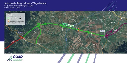 CNIR: A început proiectarea lotului 1D Joseni-Ditrău al Autostrăzii Unirii A8, de 14,4 kilometri lungime