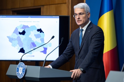 Dragoş Pîslaru: Ambiţia în anul 2026 este să ajungem la o sumă care per total este de 20 de miliarde de euro, din care agricultura şi cu SAFE-ul vor avea vreo 5 şi restul, 15, sunt PNRR - 10, coeziune - 5