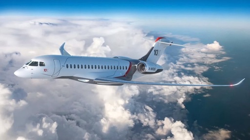 Dassault Aviation a prezentat marţi noul avion de afaceri Falcon 10X, capabil de zboruri intercontinentale