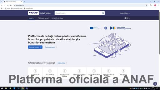 ANAF va lansa o platformă specială pentru vânzarea bunurilor sechestrate / Orice persoană va putea vedea bunurile disponibile, dar participarea la licitaţii presupune deţinerea unui cont SPV / Cum se vor derula licitaţiile