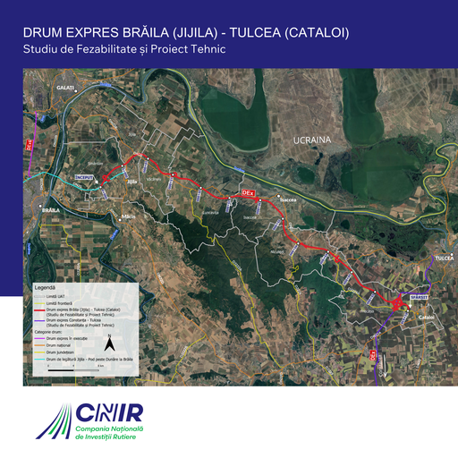 CNIR a avizat Studiul de Fezabilitate pentru Drumul Expres Brăila-Tulcea