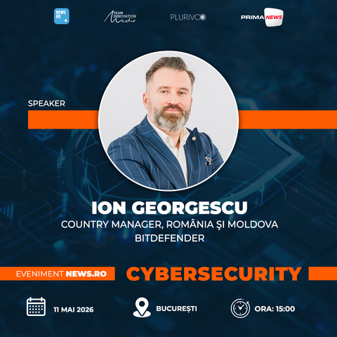 Eveniment News.ro: Ion Georgescu (Bitdefender): Sunt foarte multe companii care văd partea de reglementare o problemă / Este un document care trebuie bifat, nu privim mai departe / Cadrul legislativ, accelerat din cauza atacurilor - VIDEO