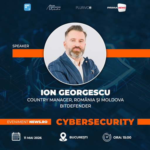 Eveniment News.ro: Ion Georgescu (Bitdefender): Sunt foarte multe companii care văd partea de reglementare o problemă / Este un document care trebuie bifat, nu privim mai departe / Cadrul legislativ, accelerat din cauza atacurilor - VIDEO