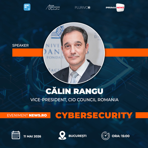 Eveniment News.ro - Călin Rangu (CIO Council Romania): În domeniul securităţii cibernetice, e nevoie, în primul rând, de un management profesionist, de o comunicare bună în interiorul companiilor şi de implementarea standardelor - VIDEO