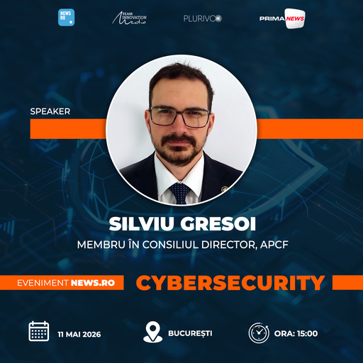 Eveniment News.ro - Silviu Gresoi (Expert AI): Frauda pe AI a evoluat imens. Acum vorbim de deep fake, care are o creştere de peste 680 la sută anual / Aproape 22% din fraudele efectuate într-o companie sunt de tip AI sau generate de tip AI - VIDEO