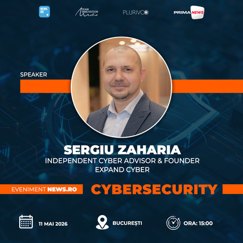 Eveniment News.ro – Sergiu Zaharia (Expand Cyber): A avea controale de securitate e doar o promisiune, dacă în momentul în care eşti atacat controlul nu funcţionează sau funcţionează doar parţial - VIDEO