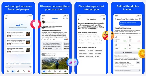 Meta lansează o aplicaţie pentru grupurile de Facebook