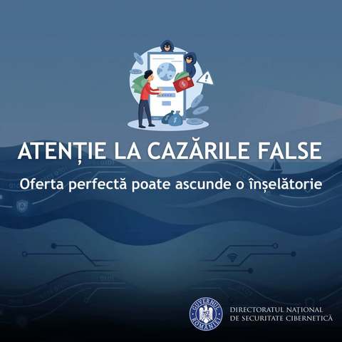 Avertisment DNSC: Înainte de a rezerva vacanţa, verifică atent oferta / Oferta perfectă poate ascunde o înşelătorie

