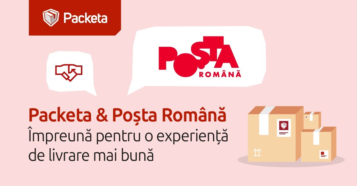 Parteneriat între Poșta Română și compania de logistică Packeta, în urma căruia vor fi instalate 5.000 de puncte pick-up în oficiile poștale. Acces la 11 milioane de adrese unice din toată țara